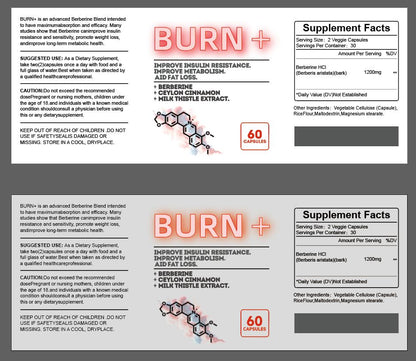 BURN+ Maximum Absorption Berberine Complex